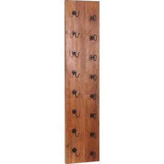 mutoni Wand-Weinregal Havanna natur antikschwarz 33x148  