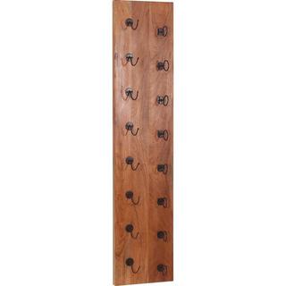 mutoni Wand-Weinregal Havanna natur antikschwarz 33x148  