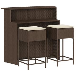 VidaXL Gartenbar set poly-rattan  