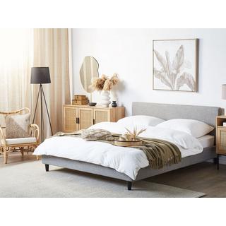 Beliani Bett mit Lattenrost aus Polyester Modern FITOU  