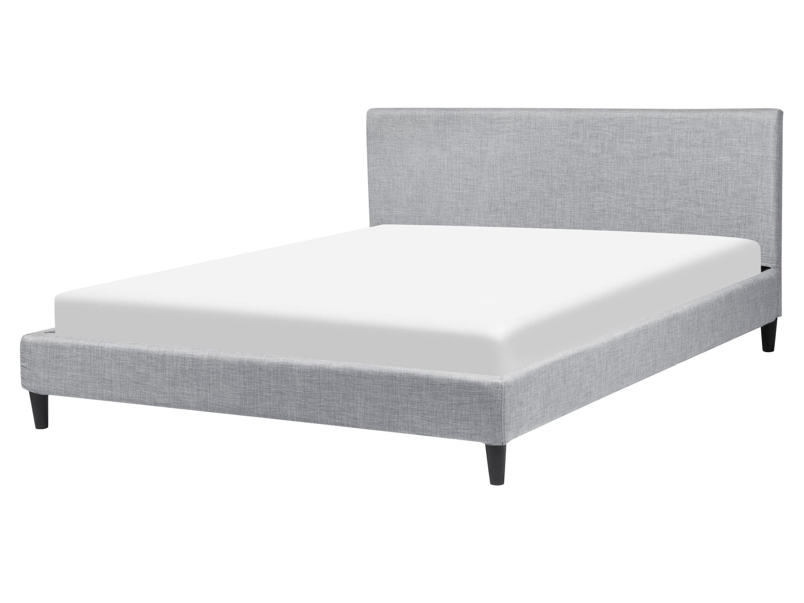 Beliani Bett mit Lattenrost aus Polyester Modern FITOU  