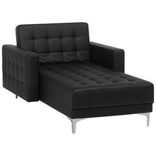 Beliani Chaise longue en Cuir PU Moderne ABERDEEN  