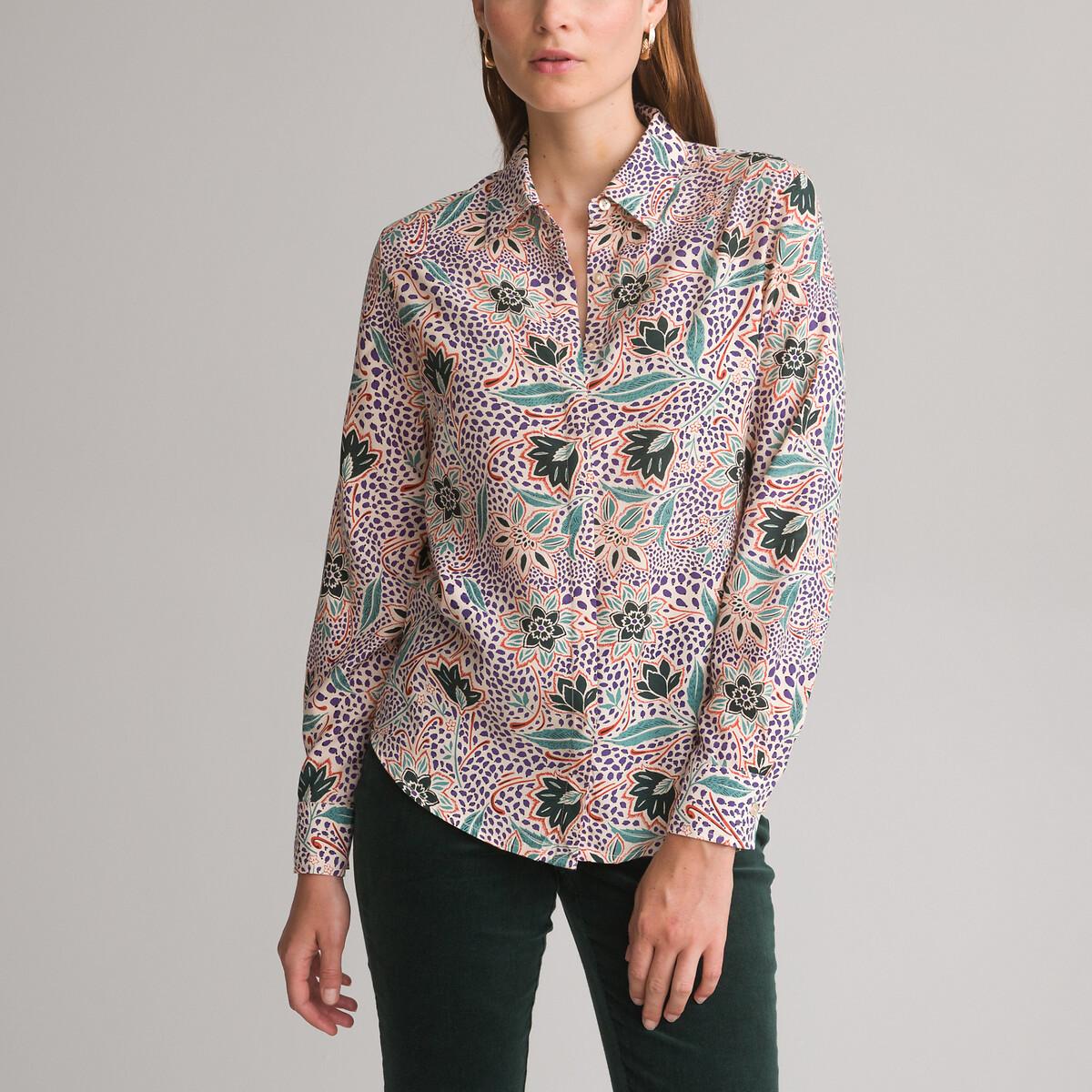 La Redoute Collections  Langärmelige Bluse mit Blumenmuster 