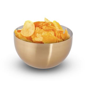 Moderne Servierschale Gold/Silber