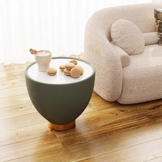KARE Design Table d&#039;appoint Endless Vegas vert rond 47  