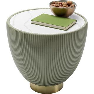 KARE Design Table d&#039;appoint Endless Vegas vert rond 47  