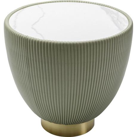 KARE Design Table d&#039;appoint Endless Vegas vert rond 47  