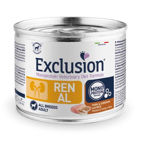 Exclusion  Vet Renal Adult All Breeds Pork - Multipack 