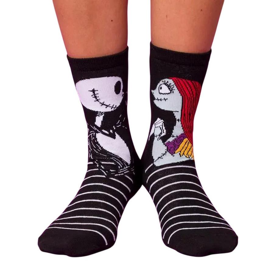 The Nightmare Before Christmas Calzettoni Jack E Sally  