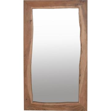 Specchio da parete in legno di acacia naturale 65