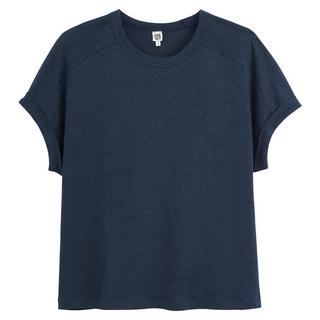 La Redoute Collections Leinen Rundhals T-Shirt  