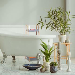 B2X Bambus Badezimmerregal mit 4 Ablagen  