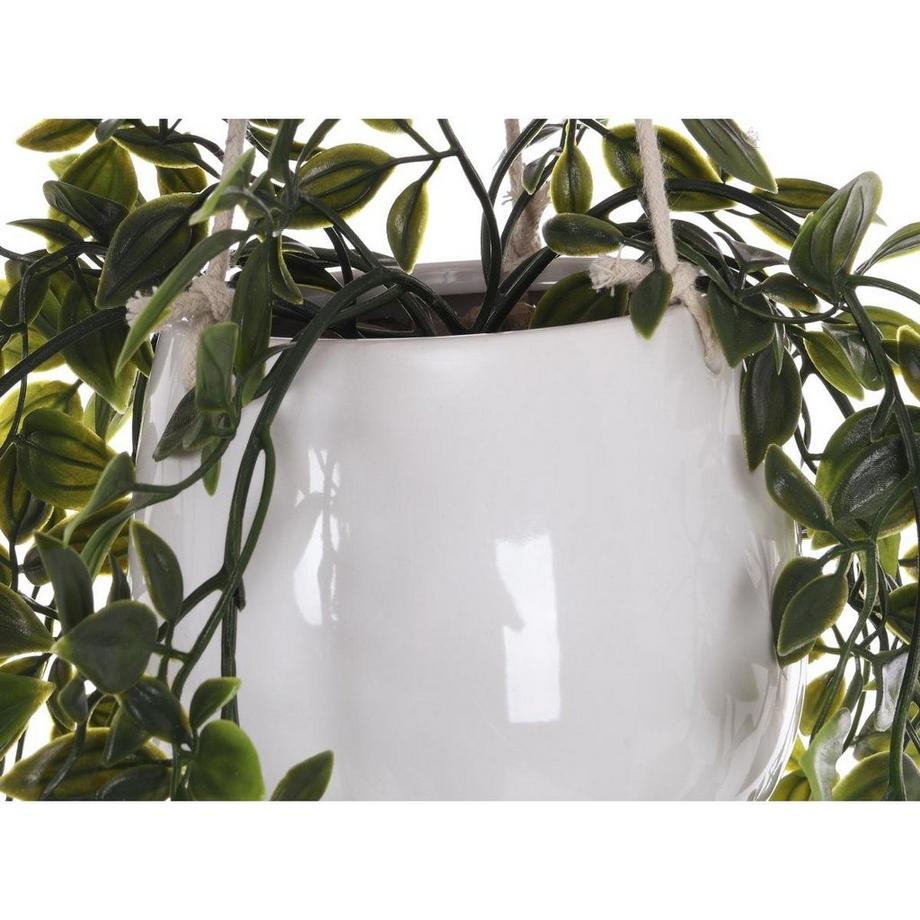 Vente-unique Pianta artificiale ricadente H.70 x L.20 cm con vaso in Ceramica Verde - BAHIANA  