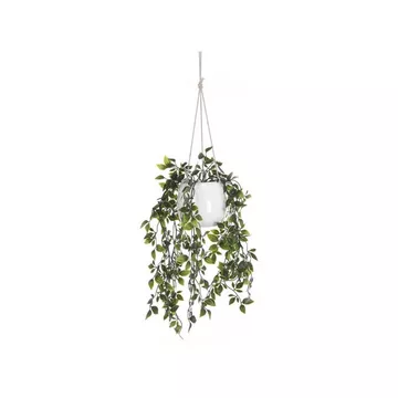 Kunstpflanze hängend mit Keramiktopf - 70 x 20 cm - Grün - BAHIANA