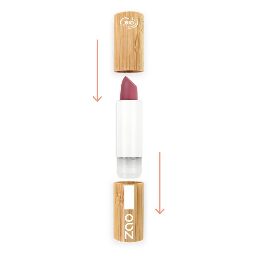 ZAO MAKEUP  Cocoon Lippenstift - Bio-zertifiziert, vegan und nachfüllbar 