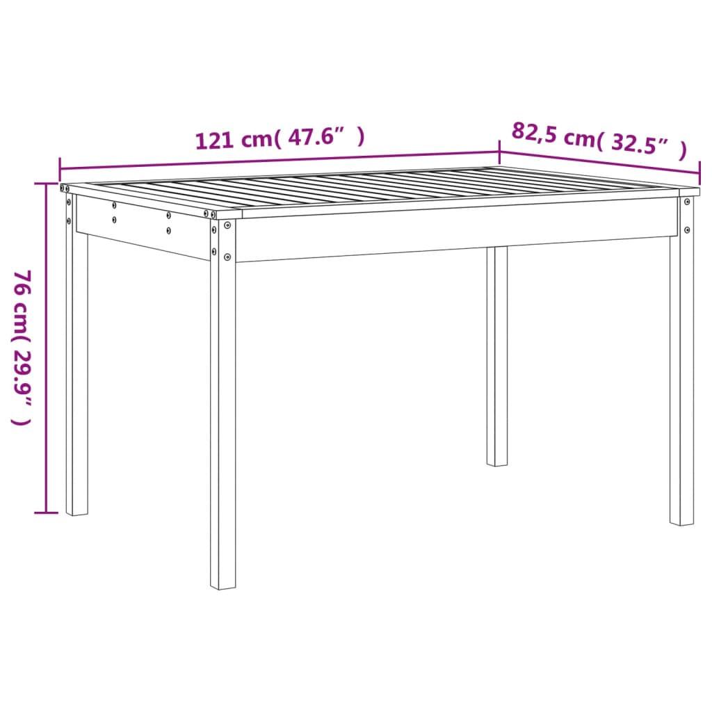 VidaXL set da pranzo da giardino Legno di pino  