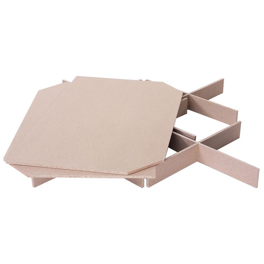 Beliani Piattaforma per letto ad acqua DURABLE in Fibra a media densità (MDF)  