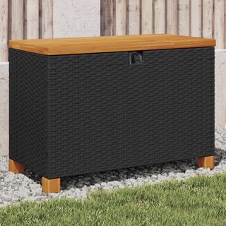 VidaXL Boîte de rangement de jardin rotin synthétique  