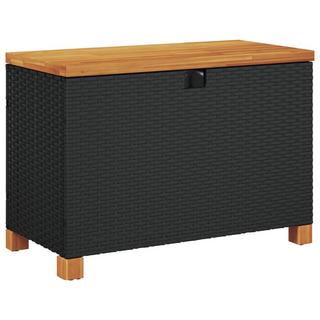 VidaXL Boîte de rangement de jardin rotin synthétique  