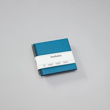 Semikolon 364022 album photo et protège-page Bleu 10 feuilles Reliure spiralée