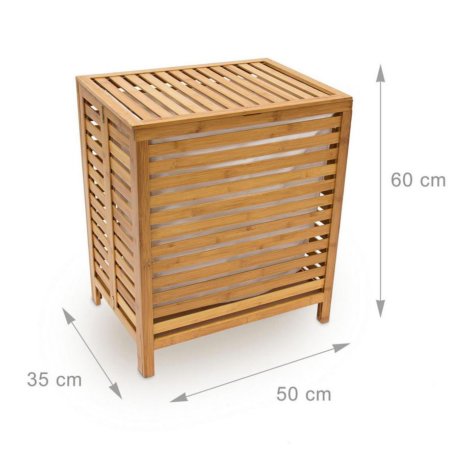 B2X Cesto portabiancheria in bambù  