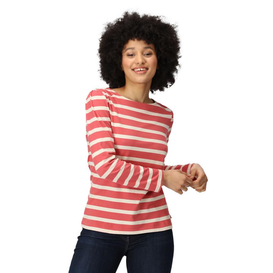 Regatta Federica T-Shirt a Maniche Lunghe a Righe  