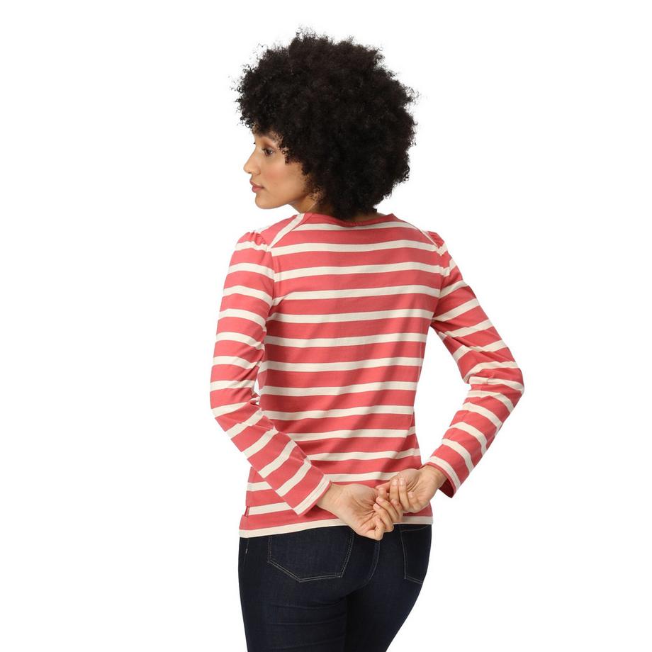 Regatta Federica T-Shirt a Maniche Lunghe a Righe  