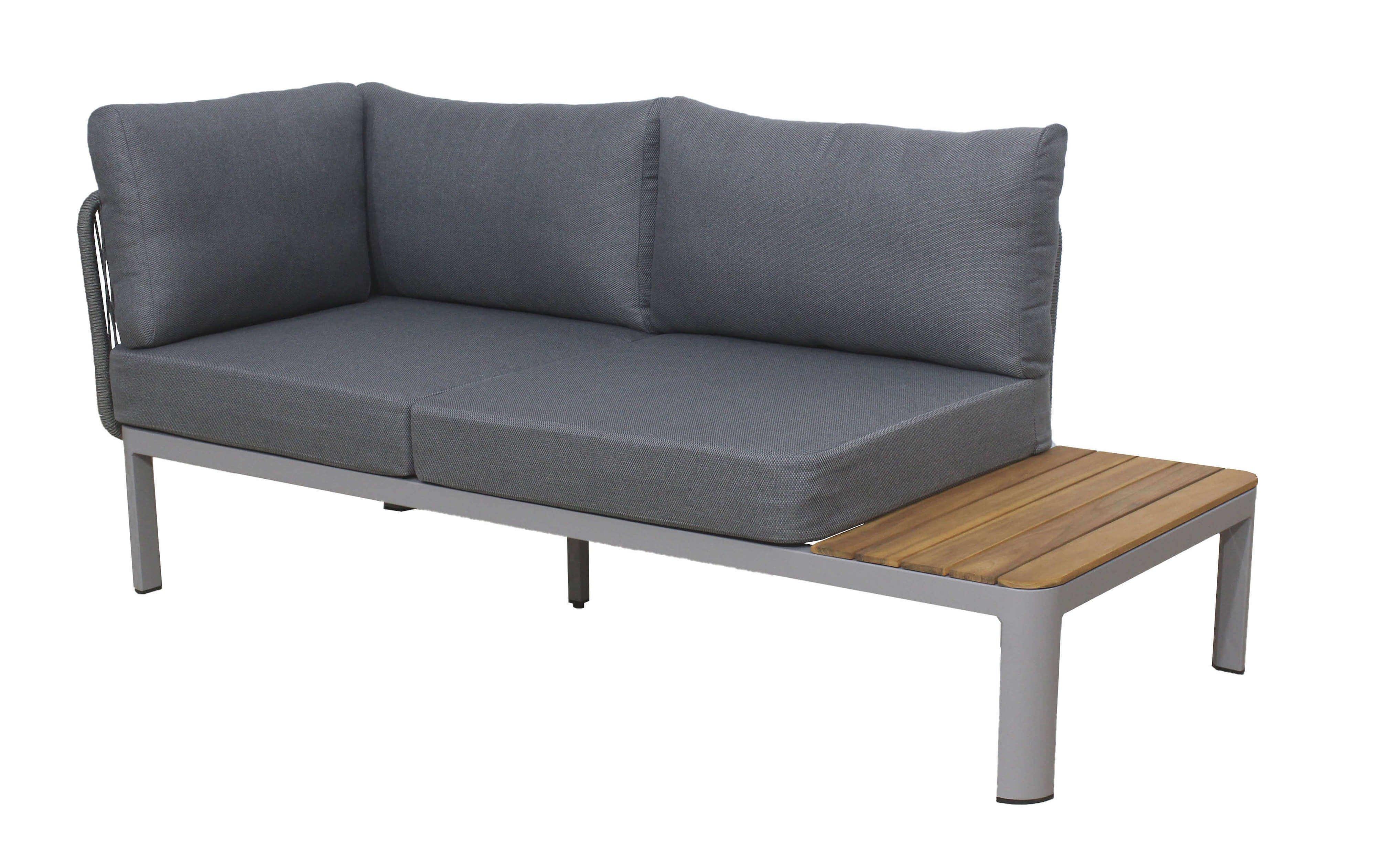 mutoni Gartensofa Madrid 2-Sitzer mit Ablage  