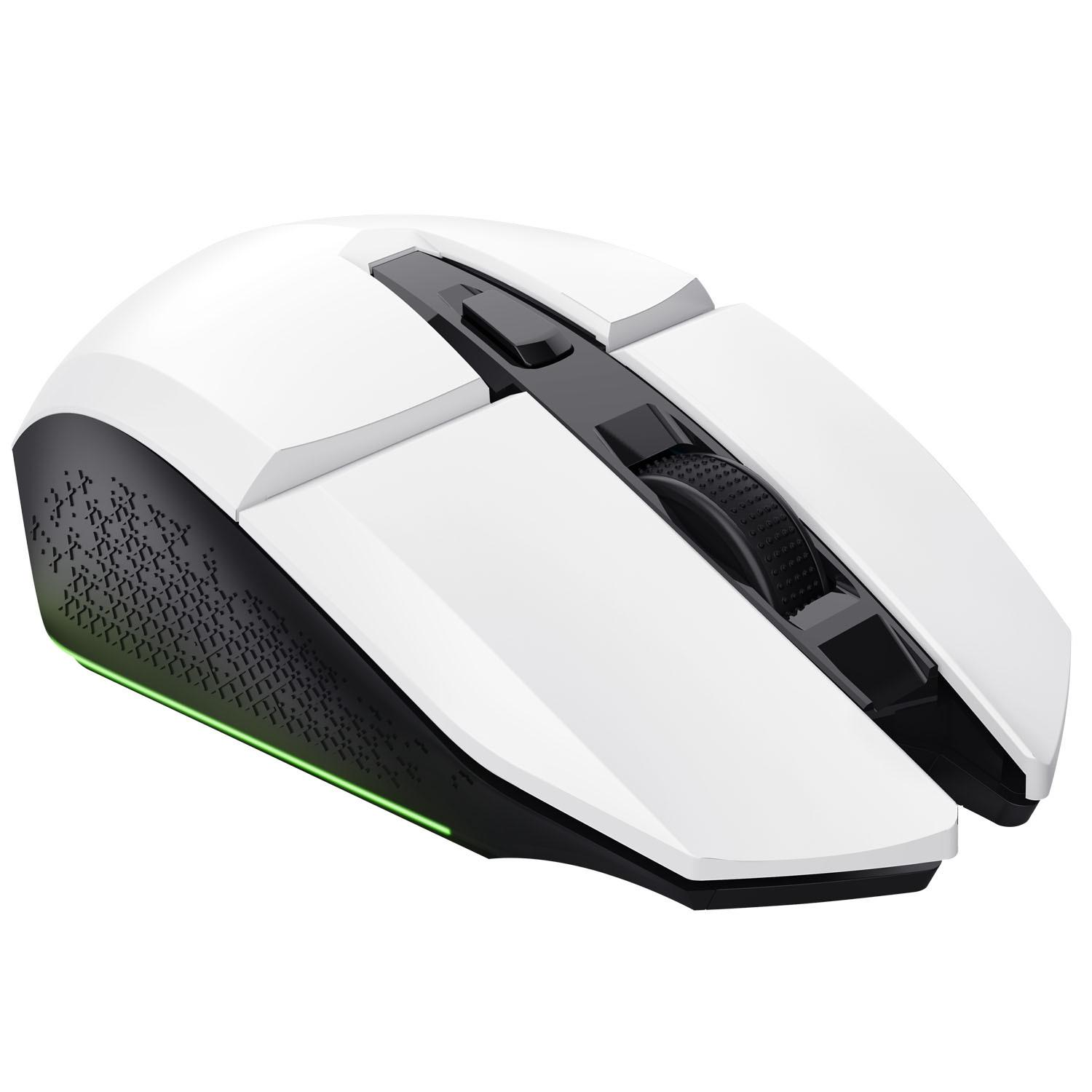 Trust Computer  Mouse da gioco wireless illuminato GXT 110W Felox Bianco 