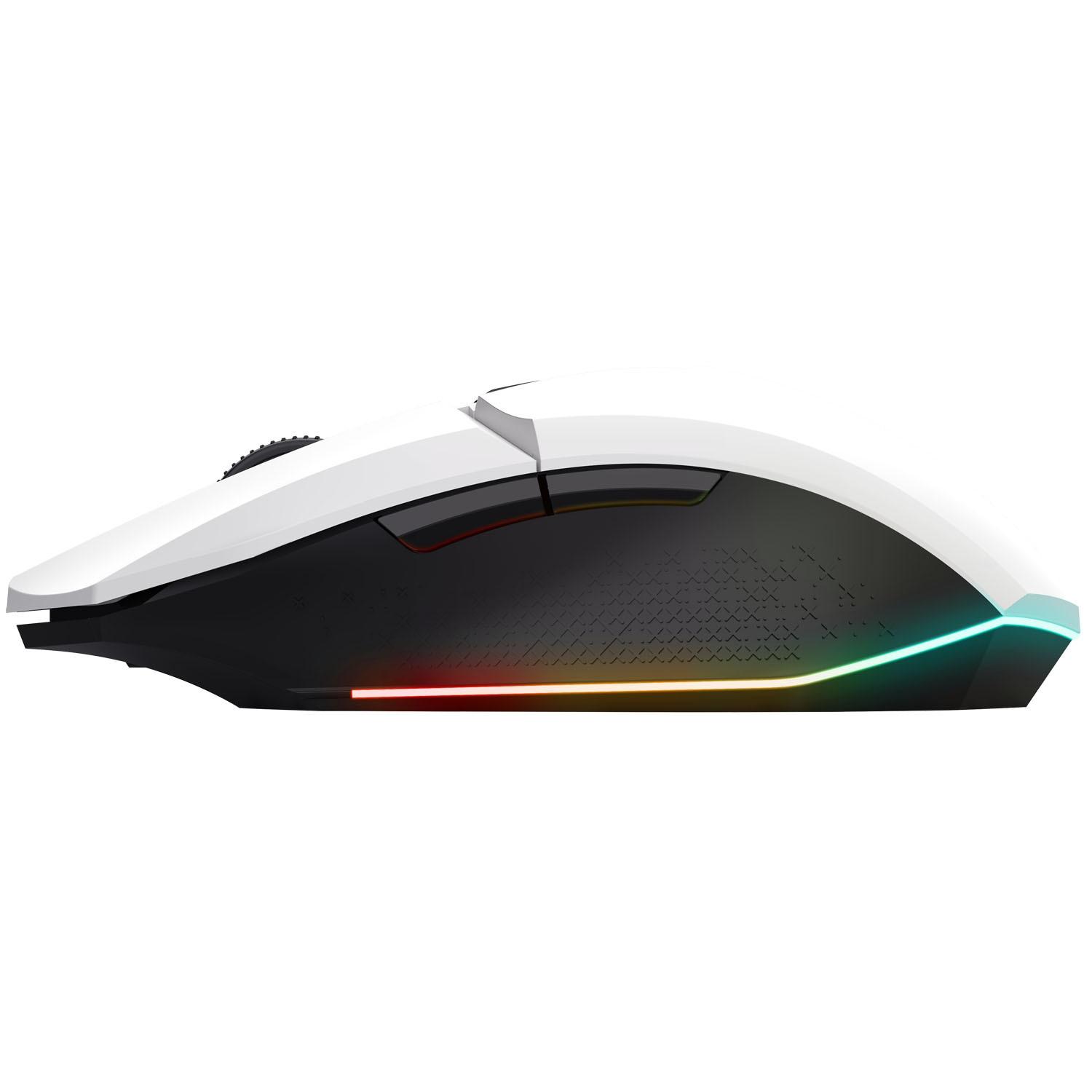 Trust Computer  Mouse da gioco wireless illuminato GXT 110W Felox Bianco 