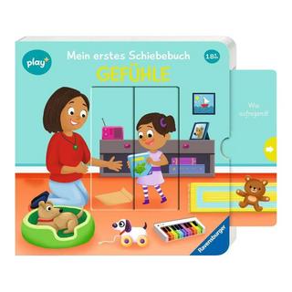 Ravensburger Play+ Mein erstes Schiebebuch: Gefühle Höck, Maria; Dynamo Limited (Illustrationen) Gebundene Ausgabe 