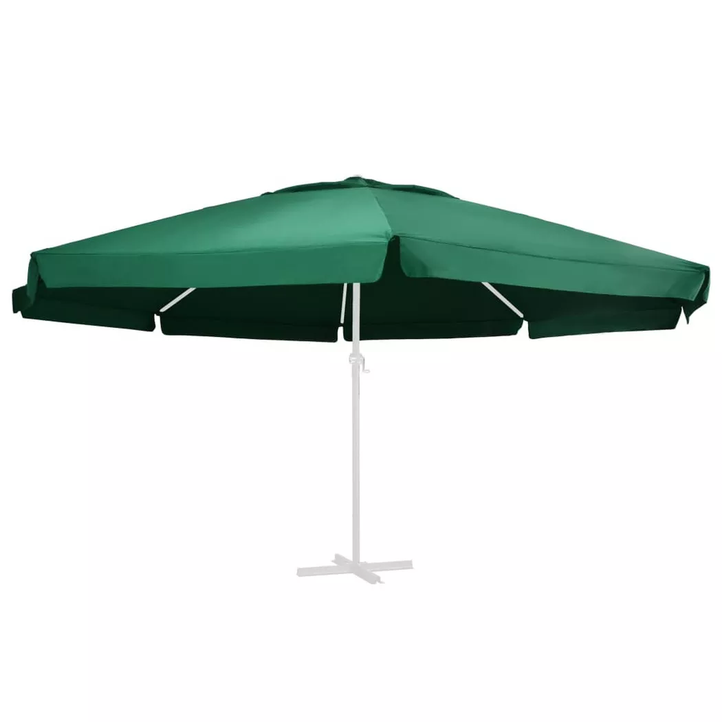 Tissu de remplacement pour parasol d extérieur Vert 600 cm