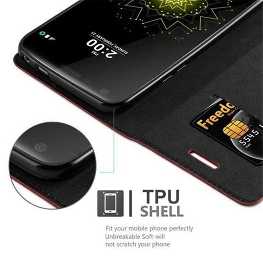 Cadorabo  Hülle für LG G5 Magnetverschluss, Kartenfach 