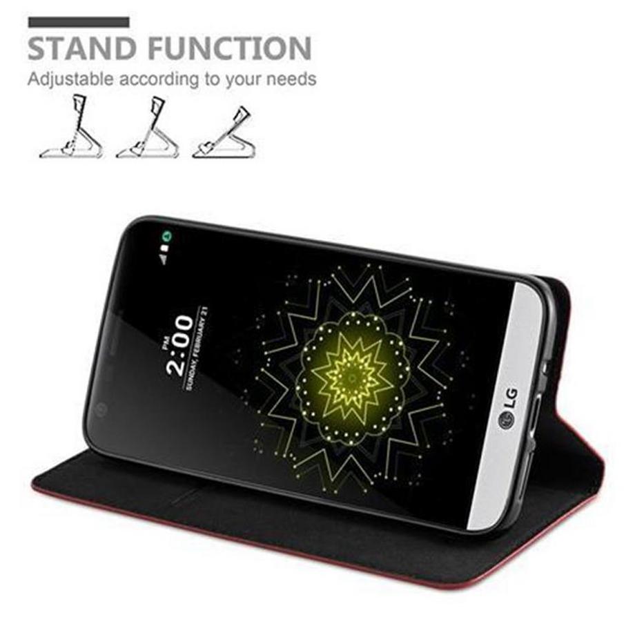 Cadorabo  Hülle für LG G5 Magnetverschluss, Kartenfach 