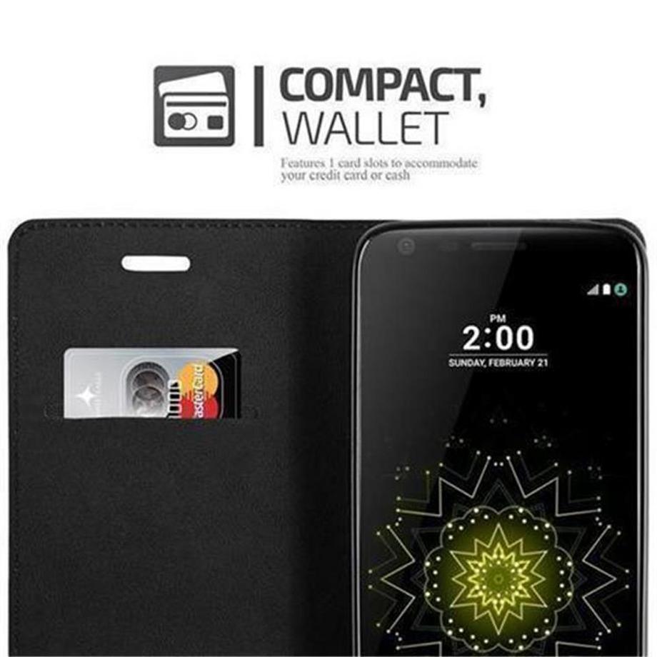 Cadorabo  Hülle für LG G5 Magnetverschluss, Kartenfach 