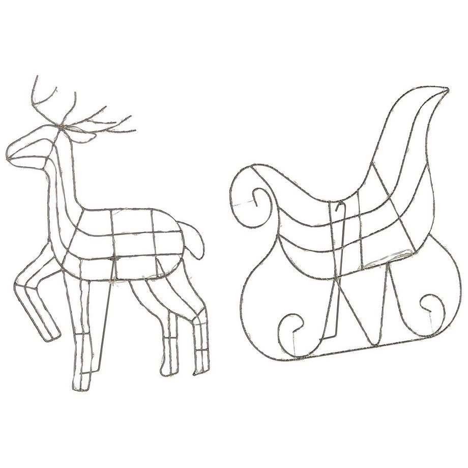 Beliani Decorazione per esterni en Ferro Classico SAIJA  