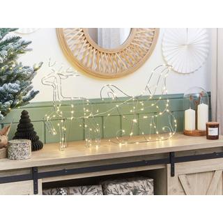 Beliani Décoration extérieure en Métal Traditionnel SAIJA  