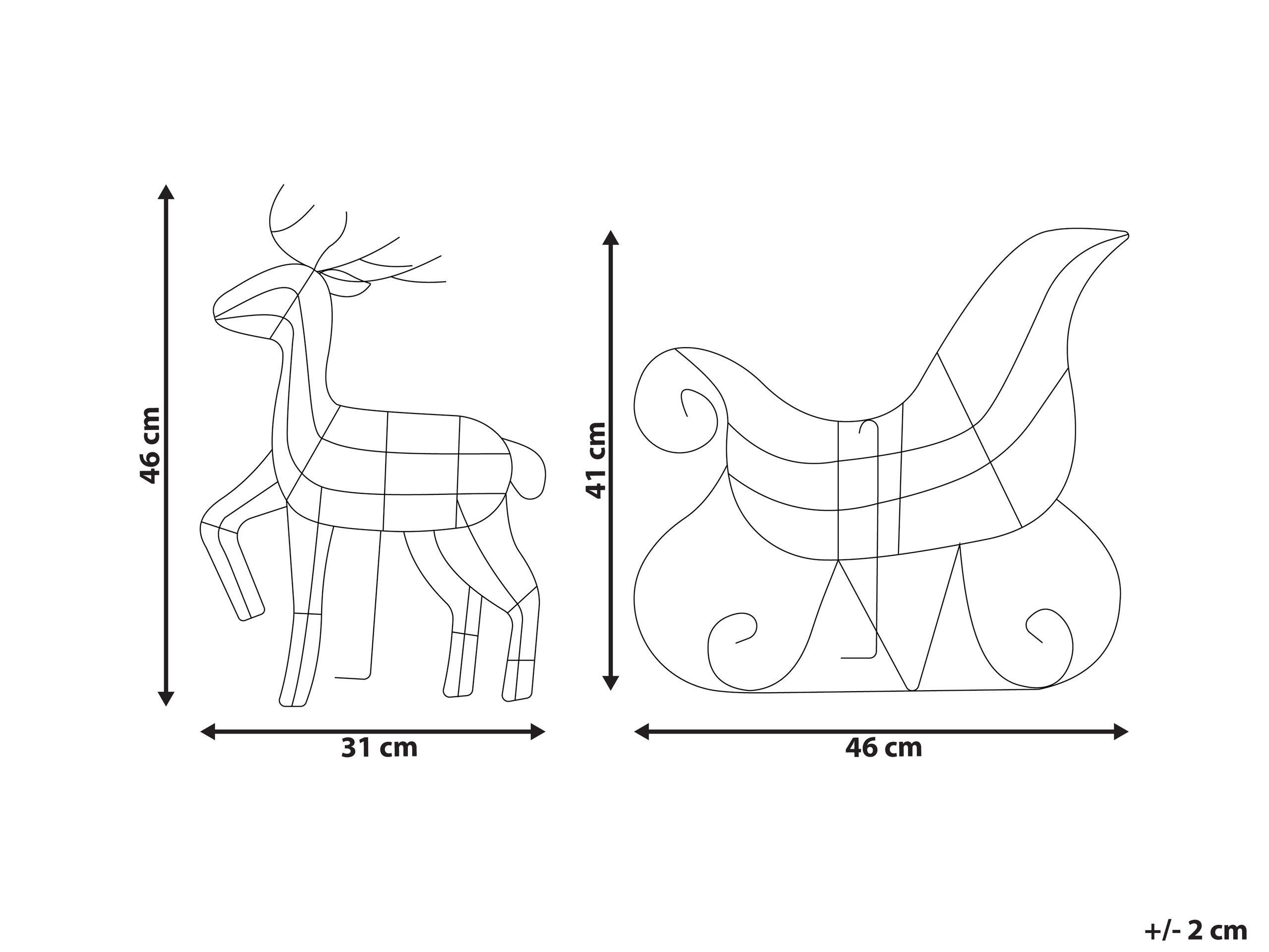 Beliani Decorazione per esterni en Ferro Classico SAIJA  