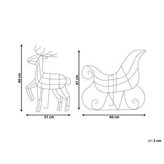 Beliani Decorazione per esterni en Ferro Classico SAIJA  