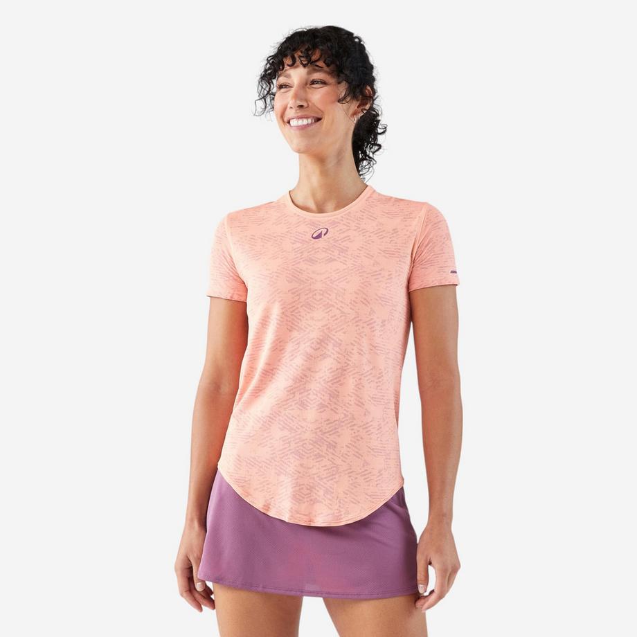 T-shirt de padel femme polyester