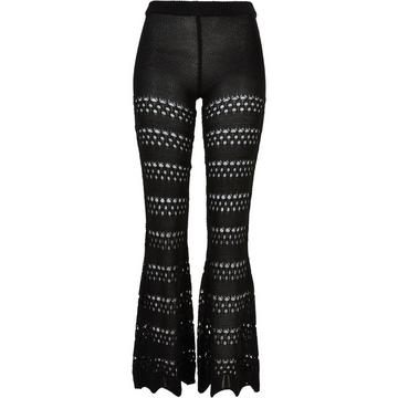 legging évasé tricot au crochet