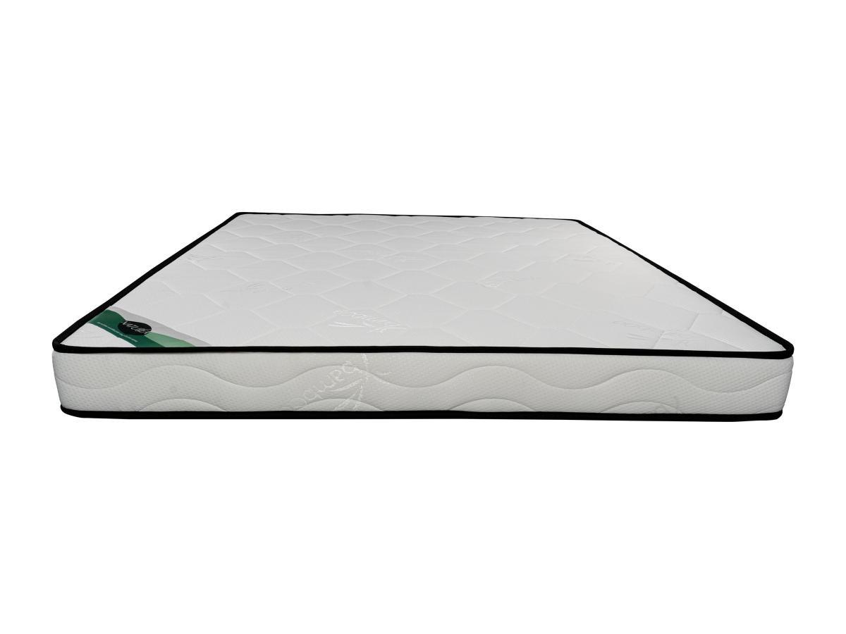 Vente-unique Ensemble 140 x 190 cm sommier tapissier + matelas mousse et coutil bambou ép.15cm - KANANI de NATUREA  