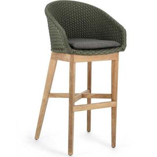 mutoni Tabouret de bar de jardin vert Coachella  