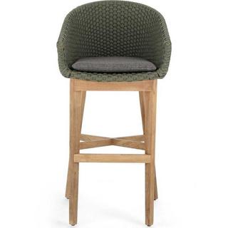 mutoni Tabouret de bar de jardin vert Coachella  