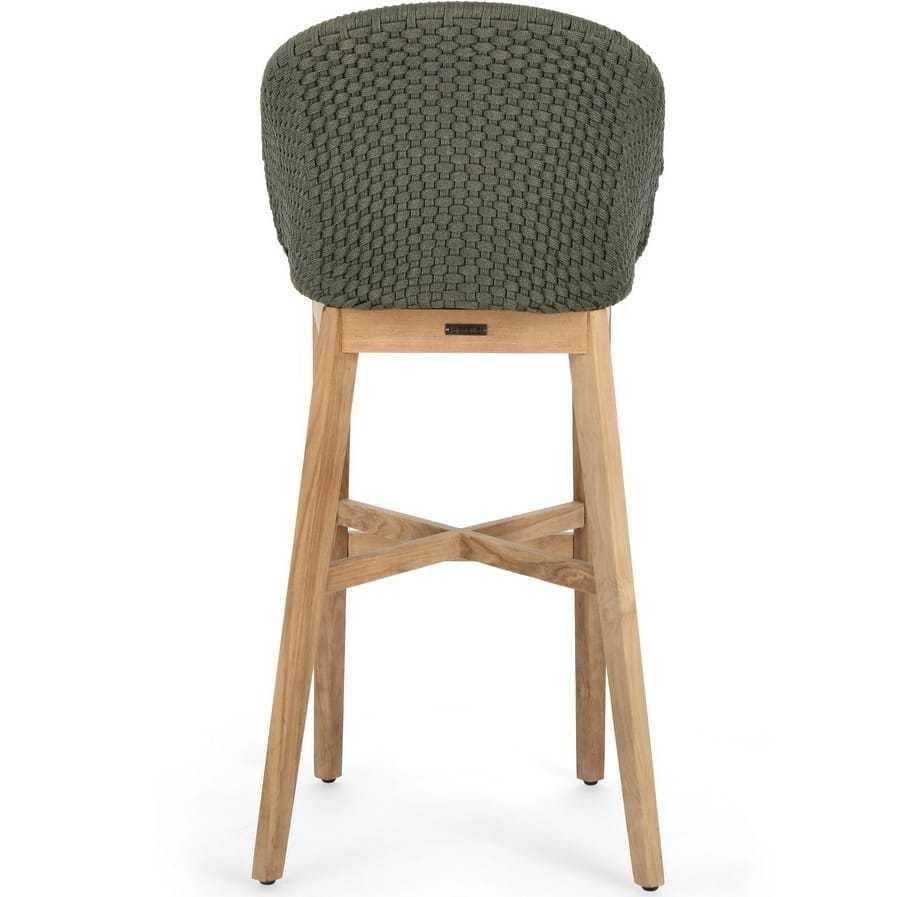 mutoni Tabouret de bar de jardin vert Coachella  