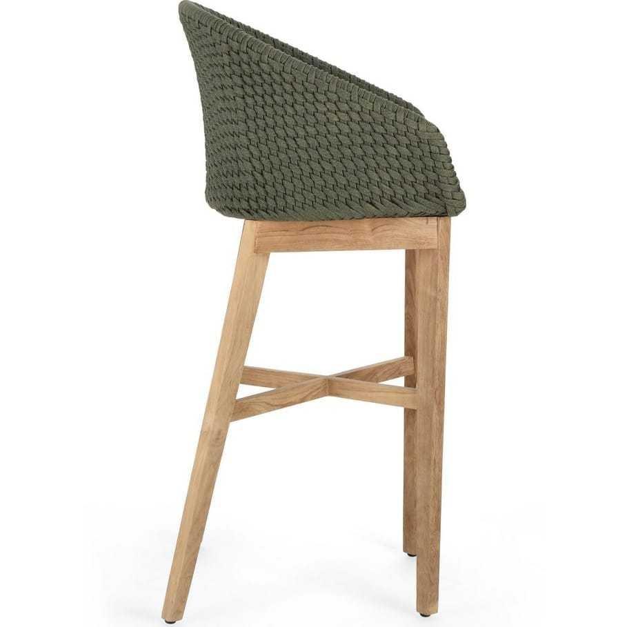 mutoni Tabouret de bar de jardin vert Coachella  