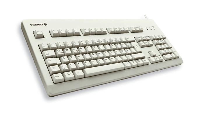 Cherry  G80-3000, Deutsches Layout, QWERTZ Tastatur, kabelgebundene Tastatur, MX blue 