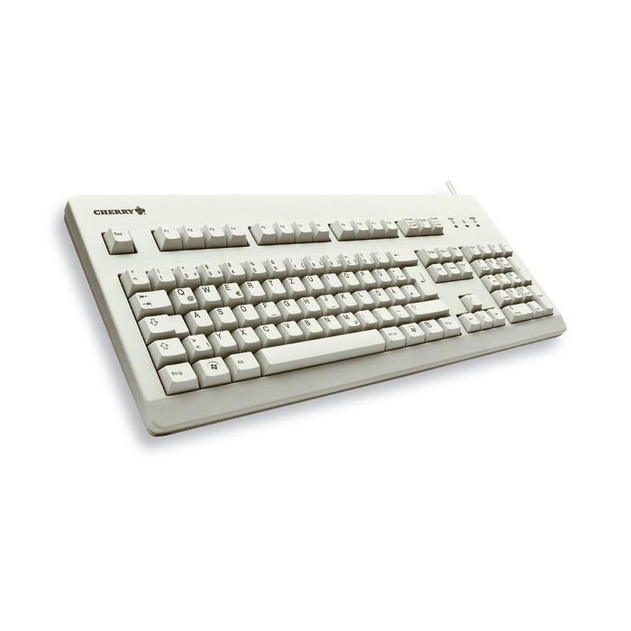 Cherry  G80-3000, Deutsches Layout, QWERTZ Tastatur, kabelgebundene Tastatur, MX blue 