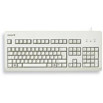 G80-3000, disposition allemande, clavier QWERTZ, clavier filaire, MX blue, clair