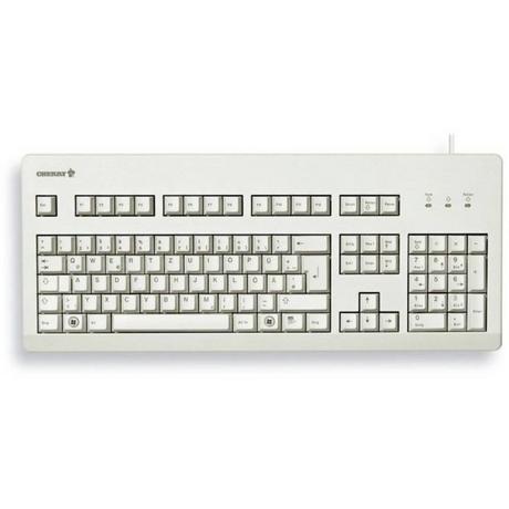 Cherry  G80-3000, Deutsches Layout, QWERTZ Tastatur, kabelgebundene Tastatur, MX blue 